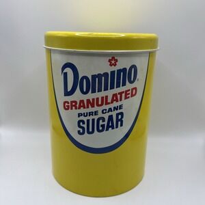 Vintage Domino's Granulated Sugar Canister